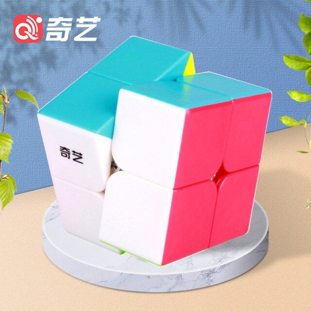 2X2 Rubik'S Cube Multicolored Stickerless