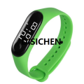 DISICHEN M3 Led Watch Color Screen Smart Sports Bracelet Running Swimming Waterproof Touch Heart Rate Men's And Women's Silicone Watch Affordable. 