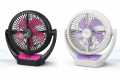 4000mAh Lithium Battery, AC/DC, Low Noise, Battery Standing Fan Rechargeable Four Speeds Portable Mist Cooling Table Fan JYSUPER JY-2533 Mist Cooling Fan. 