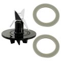 Blender Blade Compatible for Cuisinart Blender Replacement Parts for CBT-500, SB5600, CB600, with 2 Sealing Gaskets. 