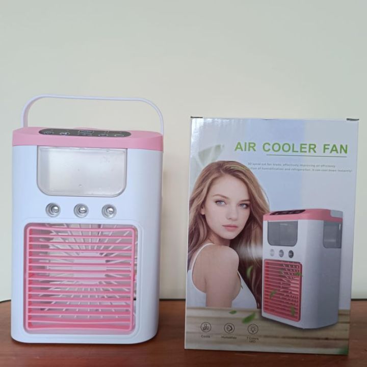 Mini Cooler Fan Humidifier Portable USB Cooler Air Conditioner Fan