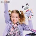 DISICHEN Hot Selling Small Easy to Operate Long Standby Mathematics Early Education Oral Calculator Machine Kids Calculator for Gift. 