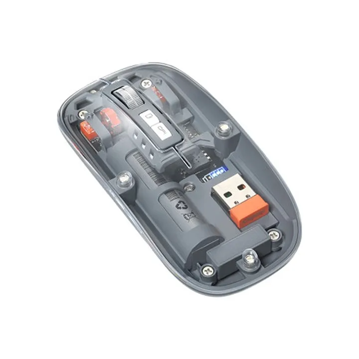 M233%20Tri%20Mode%20Bluetooth%20And%202.4G%20Rechargeable%20Transparent%20Wireless%20Mouse%20-%20Image%203