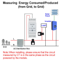 NAMUNY Tuya Smart Life WiFi Energy Meter Bidirectional 2 Channel Din Rail with 120A CT App Monitor Export and Import Power. 
