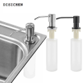 DISICHEN High Quality 350ml Kitchen Sink Soap Dispenser Pump Head Bathroom Accessories Press Type Pump Head Sink Detergent Soap Dispenser. 