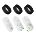 NAMUNY Cat Water Fountain Filter Replacement: 3+3 Pack Replacement Filters for 135oz & 108oz Stainless Steel Pet Fountain. 