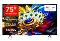 TCL 189 cm (75 inches) 4K Ultra HD Smart QLED Google TV 75C655 (Black). 