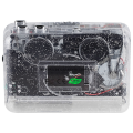 1 Set Cassette Player Full Transparent Shell Player Full Transparent Shell Cassette to MP3 Format Tape Player for Music. 