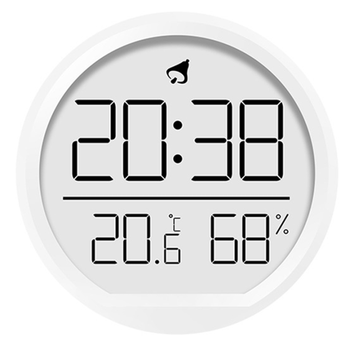 Nullmul LED Digital Wall Clocks Temperature Humidity Date Display Electronic Table Alarm Clock for Kitchen Study Refrigerator B