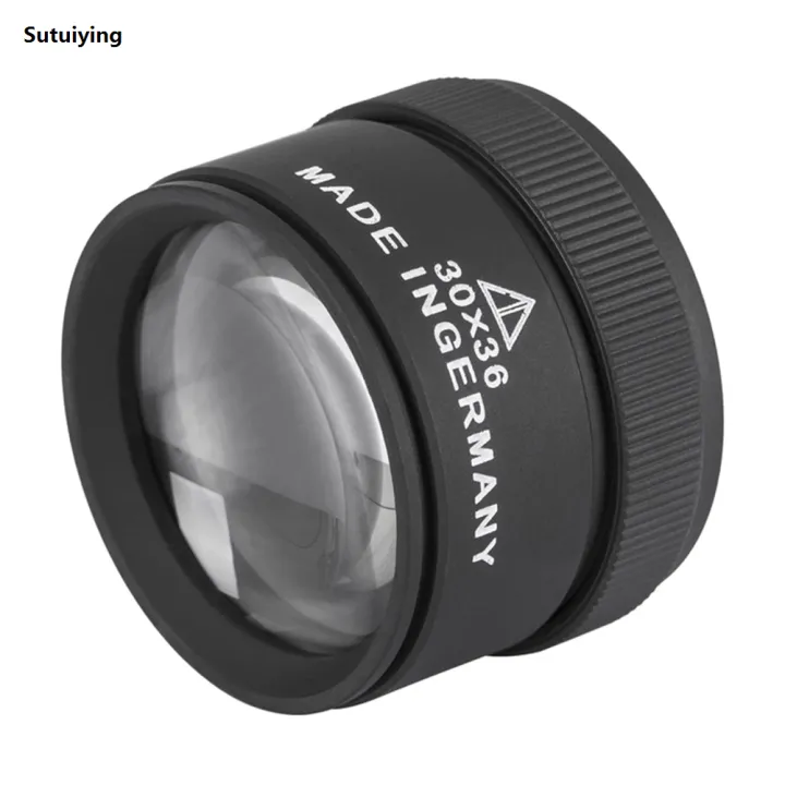 Sutuiying 30X 10X Magnifying Glass for Precision Work Optical Lens ...