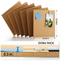 12inch X 12inch Cork Tiles, 6 Pack Cork Boards for Wall with Safe Removable Adhesive Tabs, Large Cork Bulletin Boards. 
