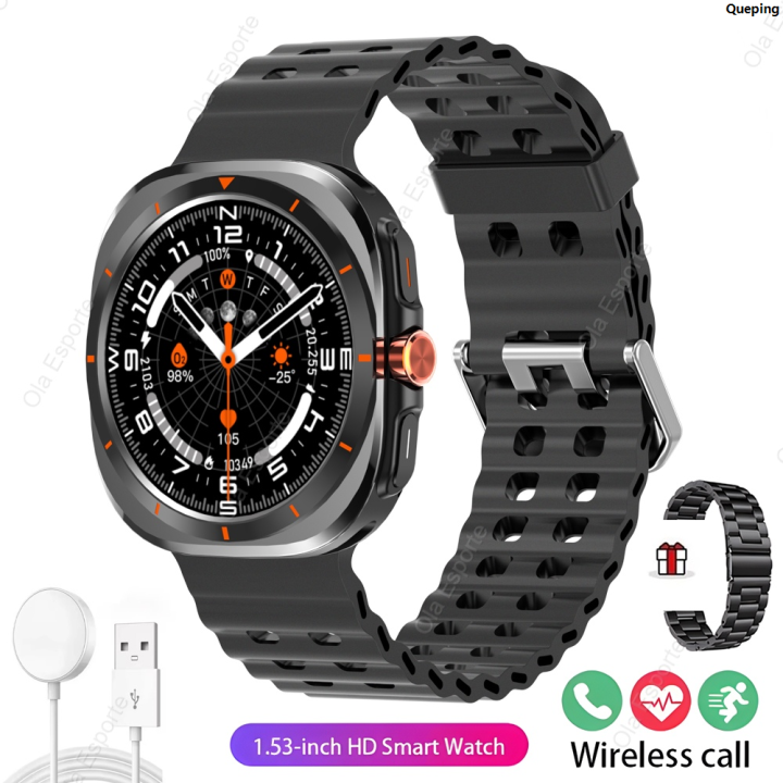 QuepingFashion%202025%20New%20Galaxy%20Smart%20Watch%207%20Ultra%20Men%20AMOLED%20Screen%20Multi-Function%20Sports%20Fitness%20Tracker%20Health%20Women%20smart%20watch%20for%20Samsung%20-%20Image%207