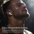DX-08 Wireless Bluetooth 5.3 Headset Punk Mechanical Style Stereo E-Sports Gaming Headset Earbuds Silver. 
