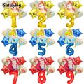 Sutuiying Disney Princess Foil Balloons Belle Cinderella Ariel Girl Helium Luxury Balloons Baby Shower Birthday Party Supplies Decoration Globos. 