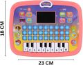 Happy  Educational Learning Kids Laptop Computer Notebook with led Screen Music Fun Toy Activities for Kids 3-10 Year Old (Sound,Albhabet,Words,a b c 1 2 3). 