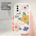 FELMYST for Redmi Note 10 Pro Note 10 Pro Max Back Cover PU Leather Beautiful Flowers Print Soft Silicone Edge Phone Case. 