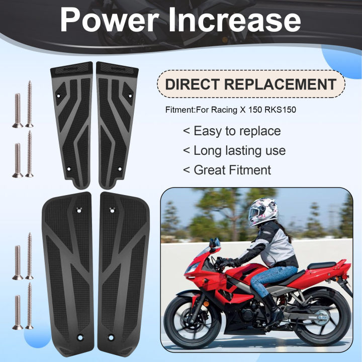 Foot%20Mats%20Footrest%20Footboard%20for%20Racing%20X%20150%20RKS150%20Black%20-%20Image%203