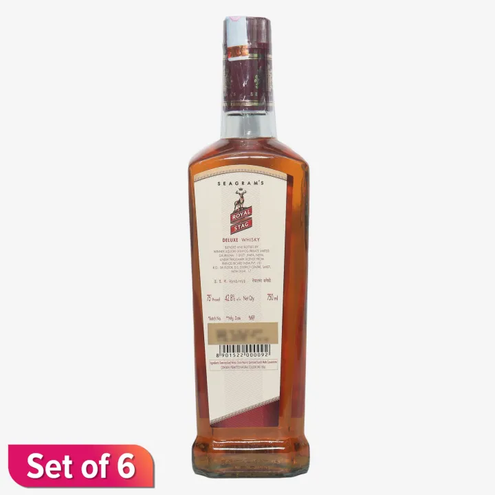 Royal%20Stag%20Deluxe%20Whiskey%20%20750%20Ml%20Set%20Of%206%20-%20Image%203