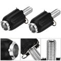 6 pcs Durable Steel M5 Bike Transmission Screw Index Adjusting Downtube Barrel Adjuster Bolts Adjustable Disc Brake Cable Adjusters for Road Bike，MTB Bike. 