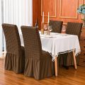 Printed Premium Stretchable Dining Chair Cover - Set of 6. 