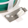 Plant Fixed Rope Garden Wire Plant Twist Tie Green Coated String With Cutter. 