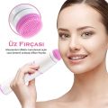 Kemei KM-2189 Electric Facial Cleansing Massage Brush 7 IN 1 Female Electric Epilator Waterproof Women's Shaver Facial Care Tool. 