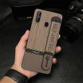 Durable Wrist Strap Phone Case For Samsung Galaxy A60/M40 Kickstand Nature Anti-dust Simple Personality Fashion Design. 