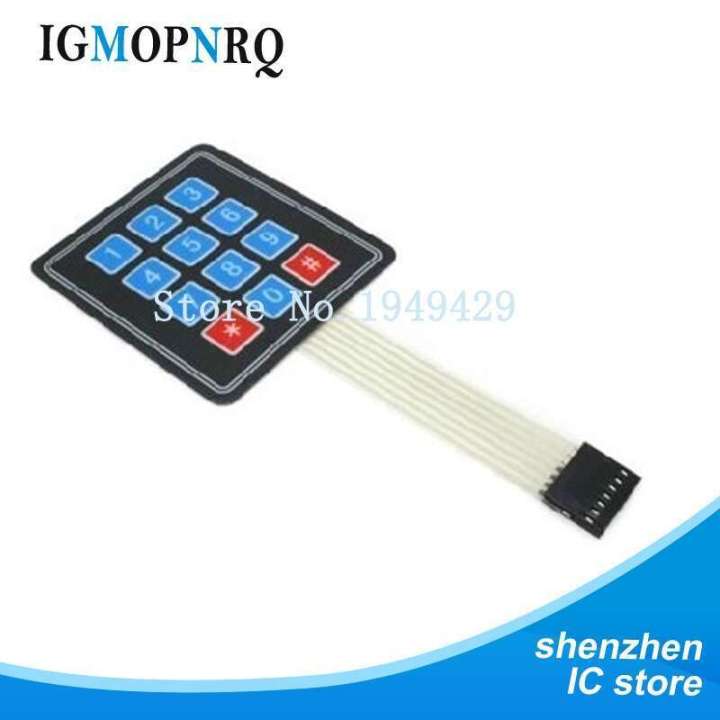 5pcs NEW 12 Key Membrane Switch Keypad 4 x 3 Array Matrix keyboard ...