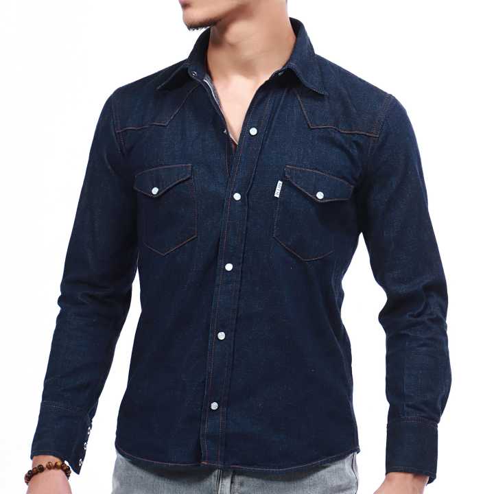 Blue%20Jeans%20Full%20Sleeve%20Front%20Pocket%20Design%20Plain%20Shirt%20For%20Men%20-%20Image%204
