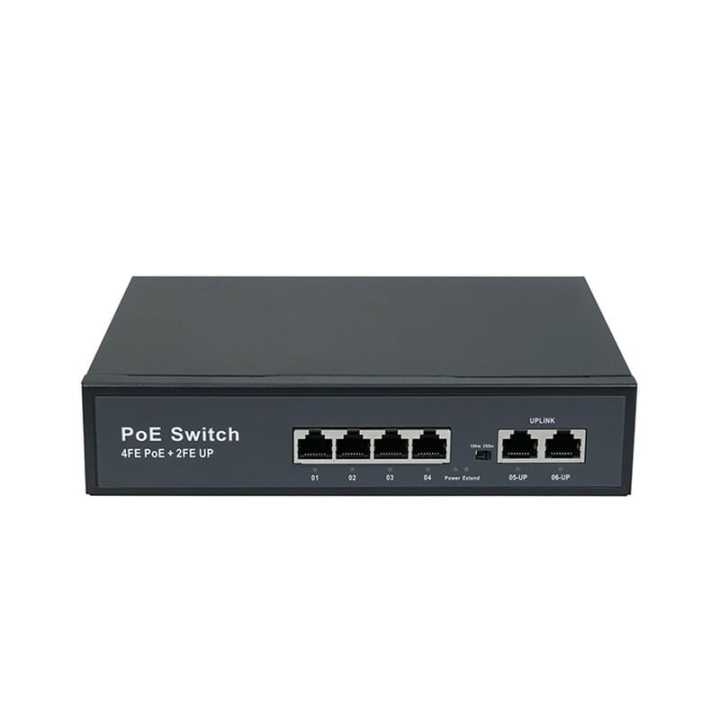 4 Port(4+2) Standard POE Switch