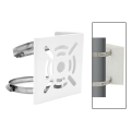Universal Vertical Pole Mount Adapter, with 10 , Wall Mounting Loop Bracket. 