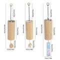 Garden Decor Natural Sound Bamboo Wind Chimes Wind Blows Four Seasons Wind Bell Maple Leaf Figure Pendant Wind Chimes Outdoor Use. 