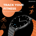 Daewoo Genz Flip Smartwatch | 1.43" AMOLED Display | Bluetooth Calling & Music | Double-Sided Strap (Orange & Grey) | 70+ Sports Modes | Health Tracking | AI Voice Assistant | IP68 Waterproof | Heart Rate & SpO2 Monitor | Fitness & Sleep Tracker. 