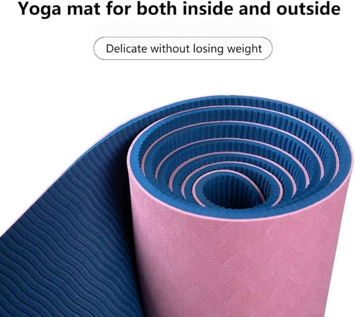 Eco%20Friendly%20TPE%20Yoga%20Mat%20Dual%20Layer%20,%20Double%20Colored%20Eco%20Friendly%20Yoga%20Mat%206%20Mm%20Color%20may%20Vary%20,%20Dual%20Color%20-%20Image%203