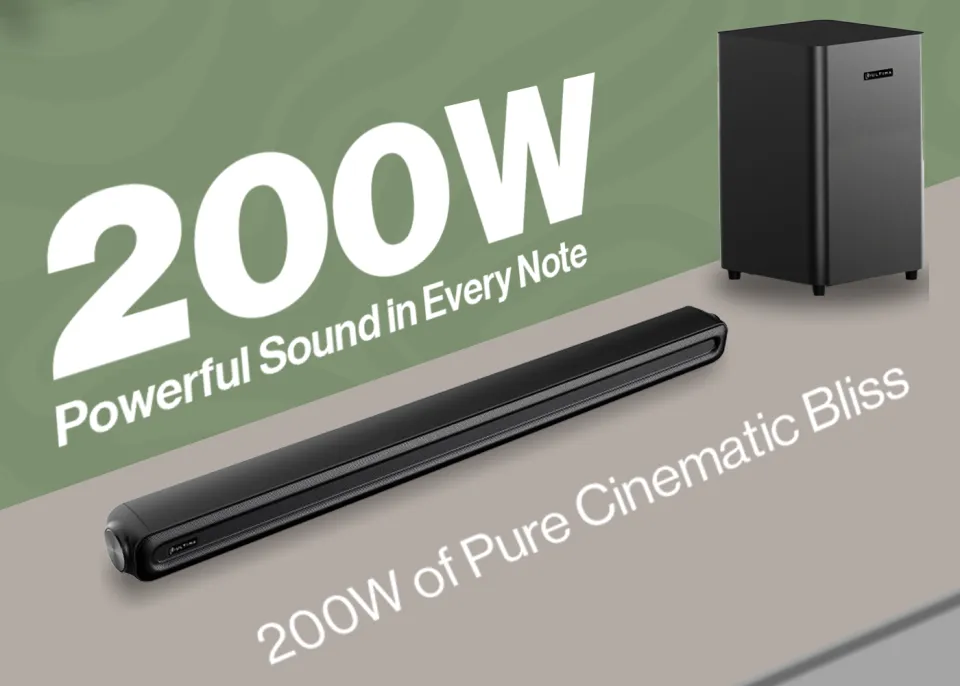 Ultima Wavebar 200W Soundbar with 200W Output Channel - Main Image