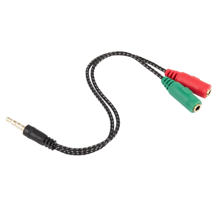 Sojhoop%203Pcs%20Cable%20Adapter%202%20in%201%20Splitter%204%20Pole%203.5mm%20Audio%20Earphone%20Headset%20to%202%20Female%20Jack%20Headphone%20Mic%20Audio%20Cable%203%20Pole%20-%20Image%204