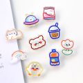 Office Supplies Binding Letter Clip Binder Clip Cartoon School Stationery Transparent Clip Paper Clip Binder Clips Snacks Sealing Clip. 