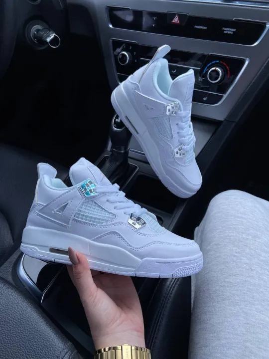 Jordan%204%20With%20Logo%20Mettalic%20High%20Top%20Sneakers%20Shoes%20For%20Men%20By%20Sneakers%20Point%20-%20Image%203