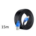 Outdoor Waterproof Cat6 Utp Cable, Ethernet wire Lan/network Cable 15M with Rj45 Jack Fitted. 