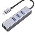 USB 3.0 HUB with RJ45 Gigabit Ethernet Port, USB C to Ethernet Adapter. 