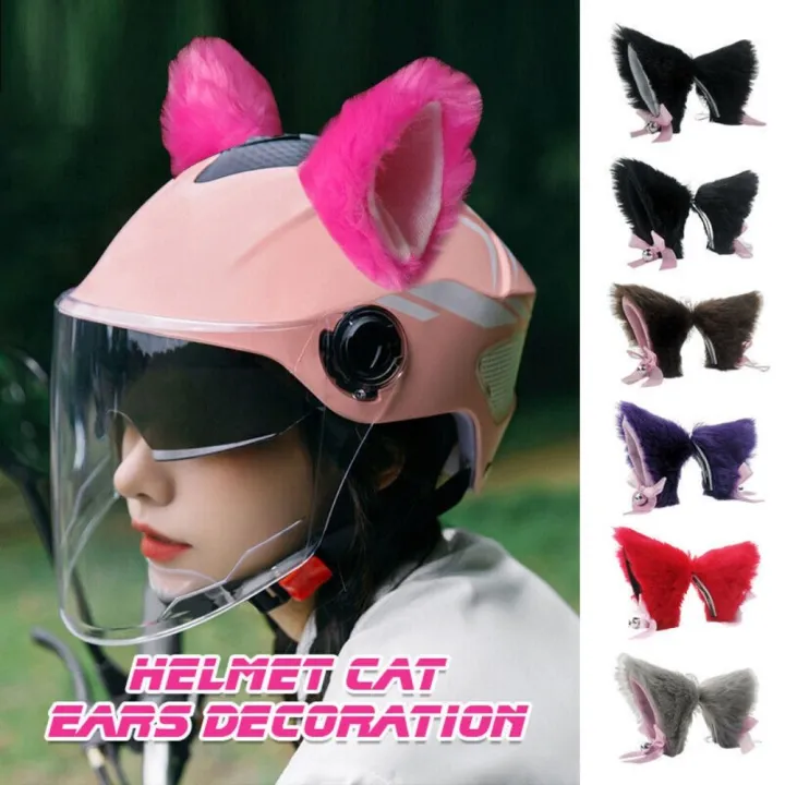 New%20Plush%20Helmet%20Cat%20Ears%20Decoration%20Touch%20Fastener%20Bell%20Cute%20Plush%20Stickers%20Plush%20Animal%20Ear%20Helmet%20Accessories%20Women%20-%20Image%206