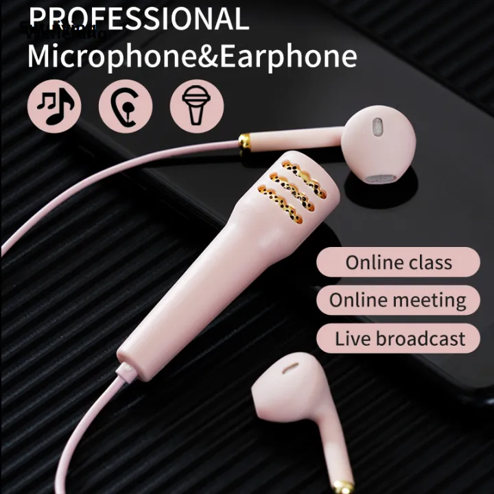 Wenefang%20Sutuiying%20Mini%20Karaoke%20Wired%20Earphone%20HD%20Mic%20All-in-one%20Stereo%203.5mm%20AUX%20in-Ear%20Sales%20promotion%20New%20style%20Headset%20K-Song%20Headphone%20For%20Singing%20Live%20Broadcast%20Music%20-%20Image%202