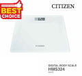 CITIZEN Weight Machine Personal Body Weighing Scale HMS324 WH. 