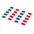 100 pairs Universal Paper 3D Glasses Paper Anaglyph Red Cyan Red/Blue For Movie DENGYOUZHOU. 