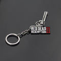 Game RDR2 Arthur Morgan Keyring Red Dead Redemption 2 Keychain Pendant Fans Gift Cosplay For Men Women Backpack Jewelry. 