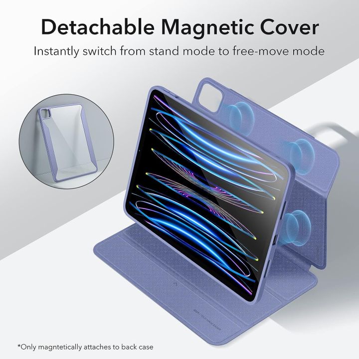 ESR%20Hybrid%20360%20Case%20for%20iPad%20Pro%2011%20M2/M1%20(3rd/4th%20Gen)%20with%20Pencil%20Holder%20Magnetic%20Cover%20For%20iPad%20Pro%2011%20Case%20-%20Image%203