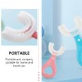 Mumlove 360 Degrees Kid's U Shape Toothbrush Toddler Baby Children's Soft U-shaped Silicone Mousse. 