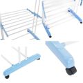 Three Layer Clothes Rack Hanger With Wheels For Drying Clothes. 