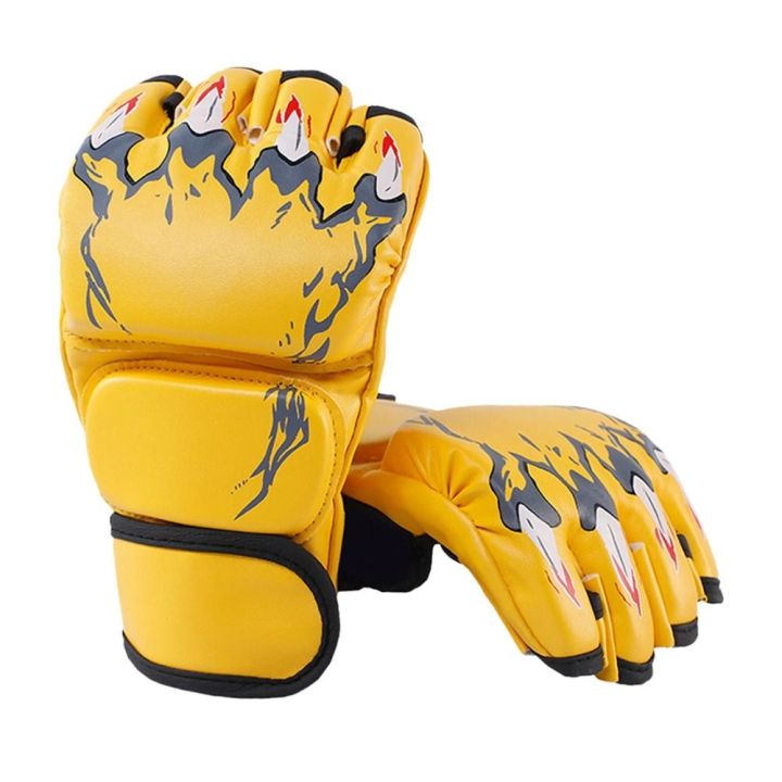 Durable%20Half%20Finger%20Boxing%20Gloves%20Wear%20Resistant%20Karate%20Muay%20Thai%20Training%20Punching%20Gloves%20PU%20Taekwondo%20Gloves%20for%20Men%20Women%20-%20Image%207