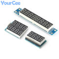 4 8 bit MAX7219 TM1638 LED Digital Tube Module Dot Matrix Microcontroller Highlight Display Serial Interface Nixie for Arduino. 